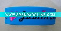 Wholesale 1 inch rubber bracelets