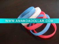 Wholesale Silicone bracelet with paillette