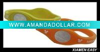 ROHS/CE Certificate Debossed Silicone Bracelet