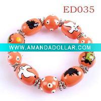 Wholesale Hand Painted Halloween Bracelets