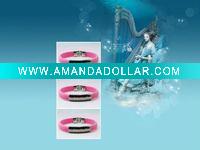 Customized silicone bracelet
