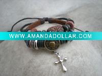 Wholesale Cow Leather Bracelet