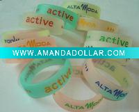 cool debossed silicone Wristband