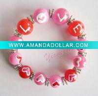 Wholesale Valentine's Day Beads Bracelet