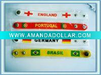 International PVC wrist strap for gifts