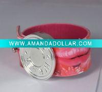 Wholesale PU Printed wristband