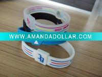 silicone health bracelet