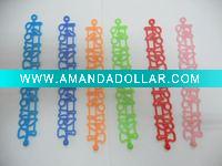 Wholesale fashional hollow silicone bracelet
