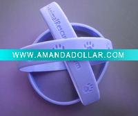 Debossed Silicone Bracelets