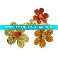 Wholesale Three-tone Charm Cuff Bracelet