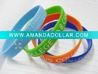 Wholesale Colorful silicone bracelet