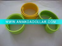 Wholesale silicone slap bracelets/wristbands
