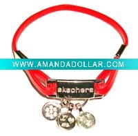 Wholesale Leather Bracelet with charms