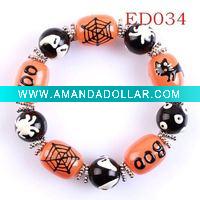 Hand Painted Halloween Bracelets