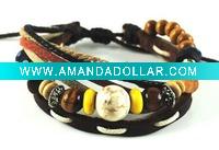 muticolor cow leather bangle A0045