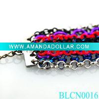 Wholesale Colorful chain set braceletBLCN0016