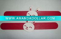 Wholesale spluttered silicone bracelet