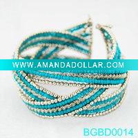 Wholesale Interlaced sapphire Cuff BGBD0014