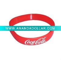 Cocacola trademark silicone wristband
