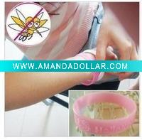 Wholesale mosquito bracelet/ silicone bracelet