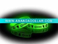 Wholesale Glow-in-dark Silicone Bracelets