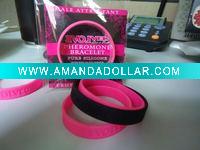 Round silicone bracelet