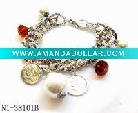 Wholesale charm rhinestone chain bracelet