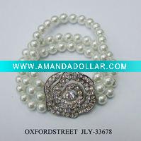 Wholesale 2011 fashion pearl bangle