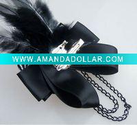Wholesale Fashion New Design Butterfly Tie Feather Brooch