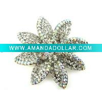 Wholesale Flower Alloy Brooch
