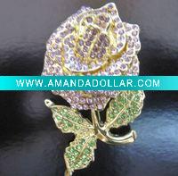 rhinestone brooch