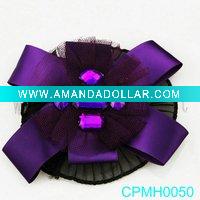 Wholesale Purple flower clip pin CPMH0050