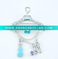 handmade wire jewelry brooch