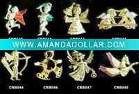 Wholesale gold plated xmas brooch set/fashion brooch/xmas gift/xmas charms