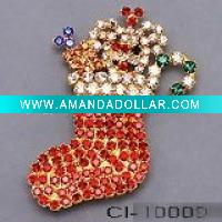 Wholesale the most popular christmas brooch