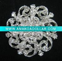 Wholesale fashion metal rhinestone decoration brooch TS001
