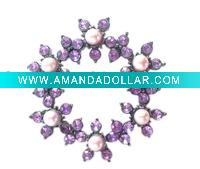 rhinestone brooch