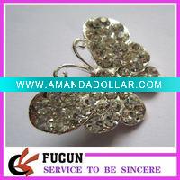 Wholesale fashion butterfly rhinestone brooch