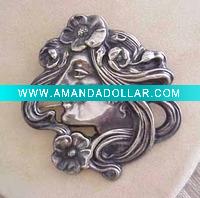 alloy brooch