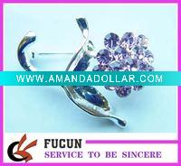 rhinestone brooch