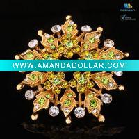 Flower brooch pin