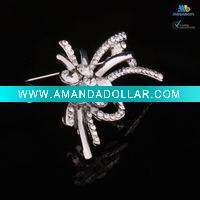 Wholesale 2011 New fashion crystal brooch