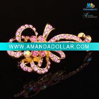 Wholesale Fashion Crystal Flower Brooch