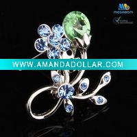 Fancy Sapphire Crystal Brooches