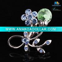 Wholesale Alloy Polyresin Flower Brooches