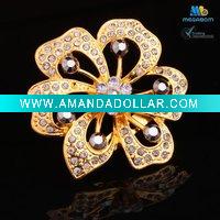 Wholesale Floral Crystal Brooches