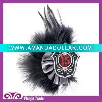 Elegant Fur Decoration Brooch