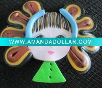 Wholesale plastic brooch