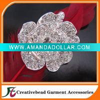 Wholesale 2011 new style flower rhinestone brooch