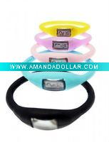 Wholesale Fashion Silicone Watch bracelet/Slap watches